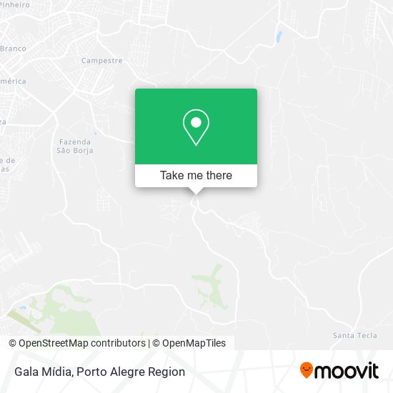 Gala Mídia map