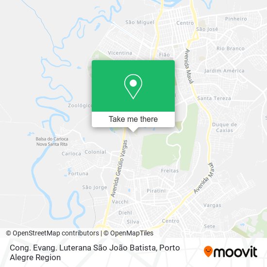 Cong. Evang. Luterana São João Batista map