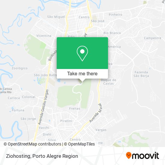 Ziohosting map