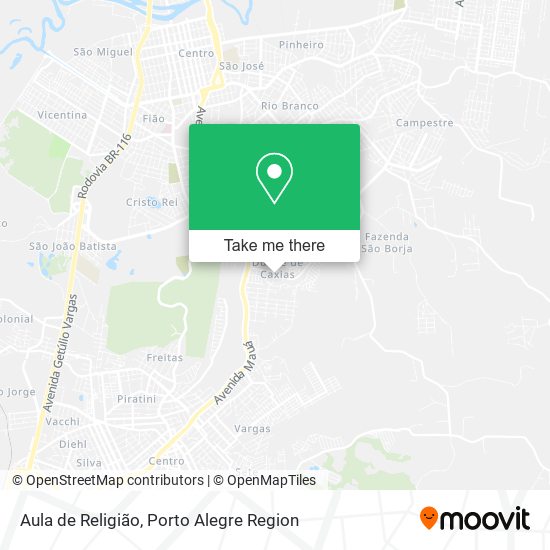 Aula de Religião map
