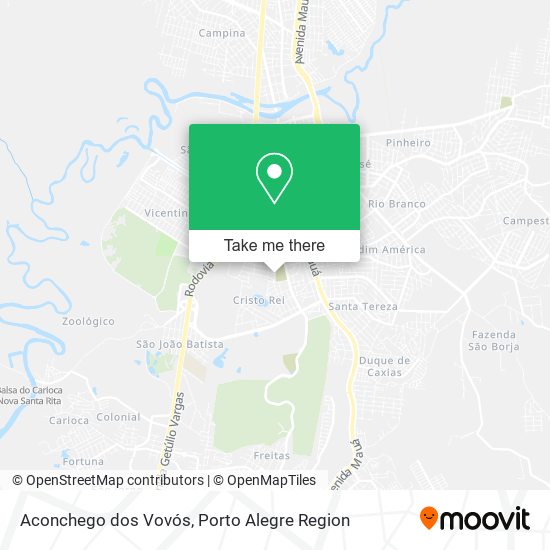 Aconchego dos Vovós map