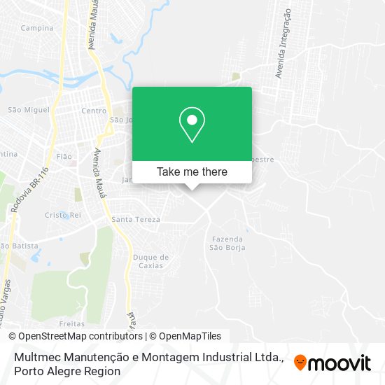 Mapa Multmec Manutenção e Montagem Industrial Ltda.