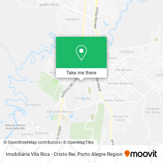 Imobiliária Vila Rica - Cristo Rei map