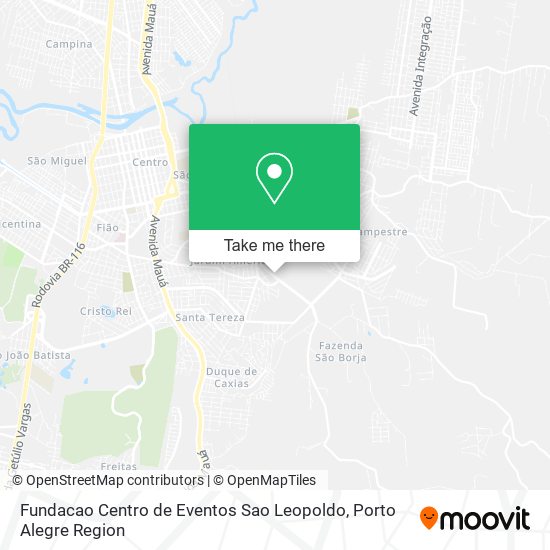 Fundacao Centro de Eventos Sao Leopoldo map