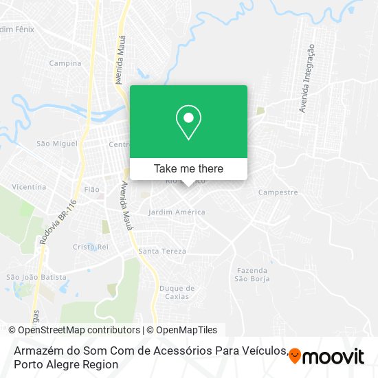 Armazém do Som Com de Acessórios Para Veículos map