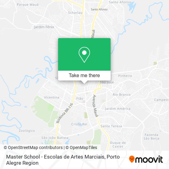 Master School - Escolas de Artes Marciais map