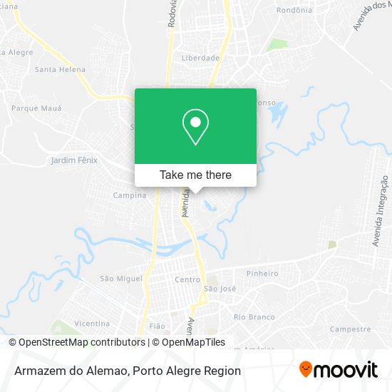 Armazem do Alemao map