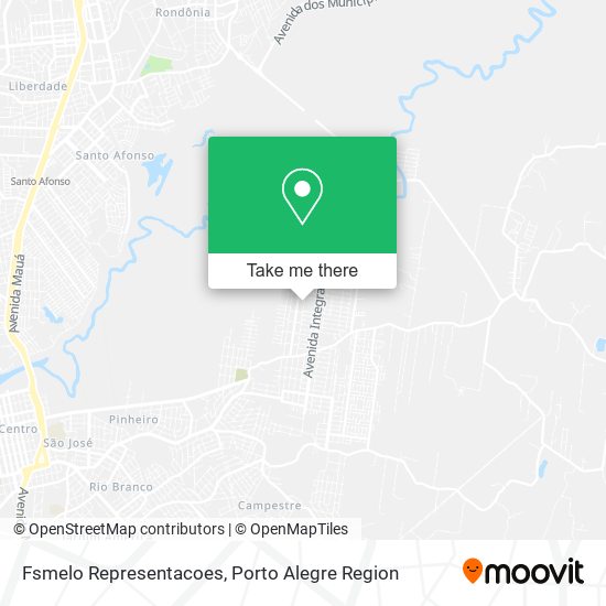 Fsmelo Representacoes map