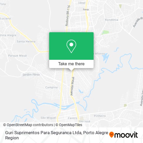 Mapa Guri Suprimentos Para Seguranca Ltda