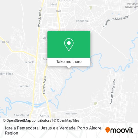 Igreja Pentecostal Jesus e a Verdade map