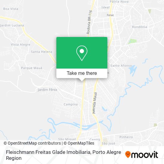 Fleischmann Freitas Glade Imobiliaria map