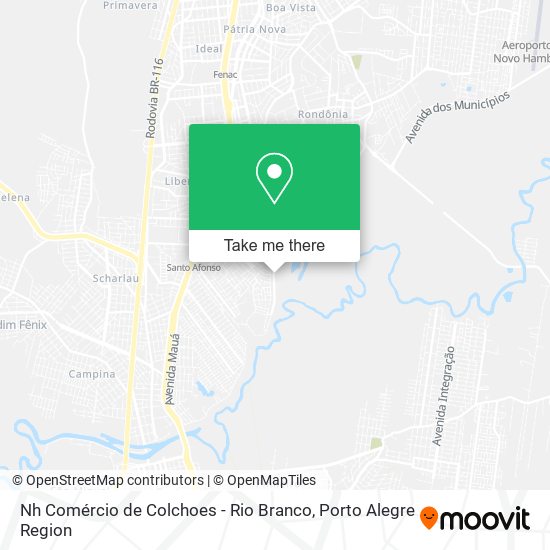 Nh Comércio de Colchoes - Rio Branco map