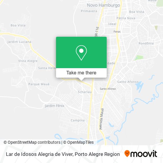 Lar de Idosos Alegria de Viver map
