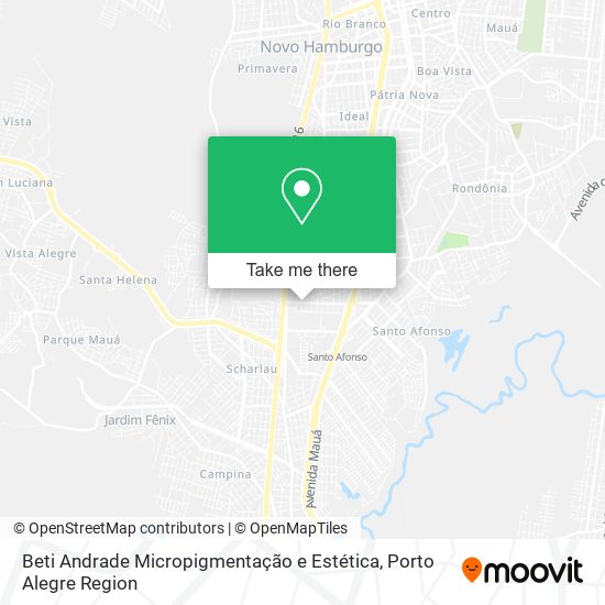 Beti Andrade Micropigmentação e Estética map
