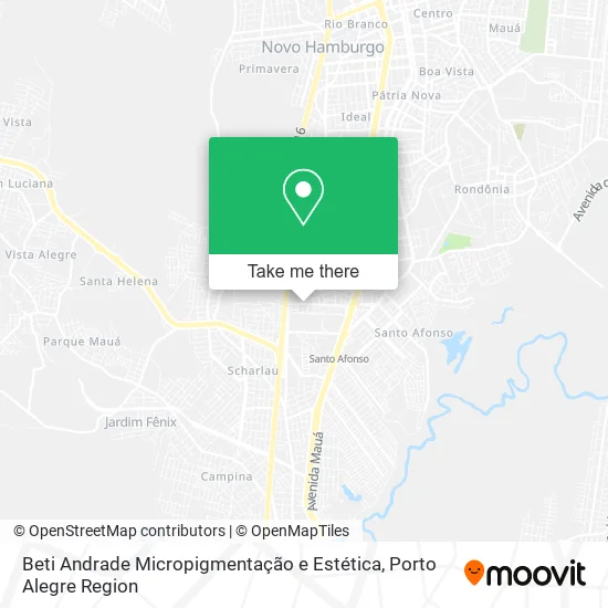 Beti Andrade Micropigmentação e Estética map
