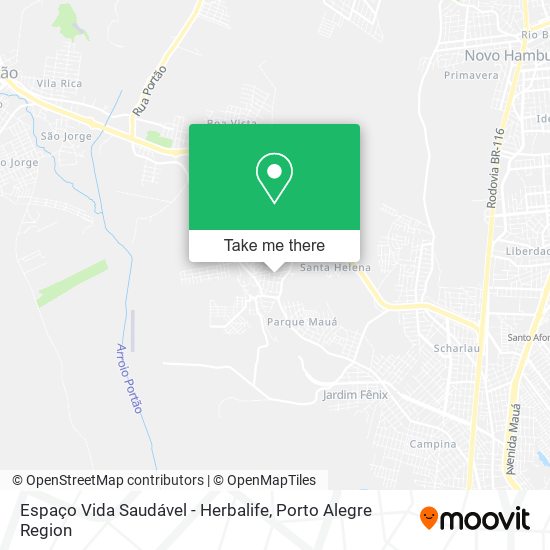 Espaço Vida Saudável - Herbalife map