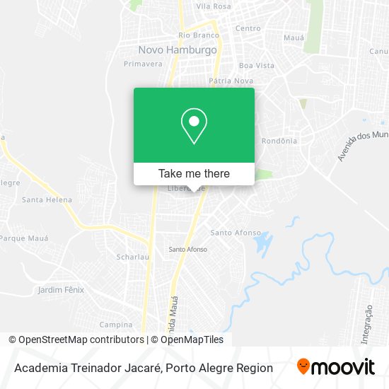 Academia Treinador Jacaré map