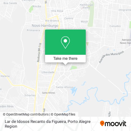 Mapa Lar de Idosos Recanto da Figueira