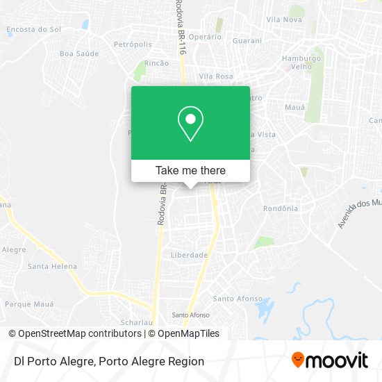 Dl Porto Alegre map