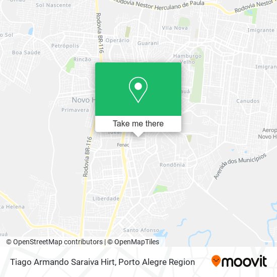 Tiago Armando Saraiva Hirt map