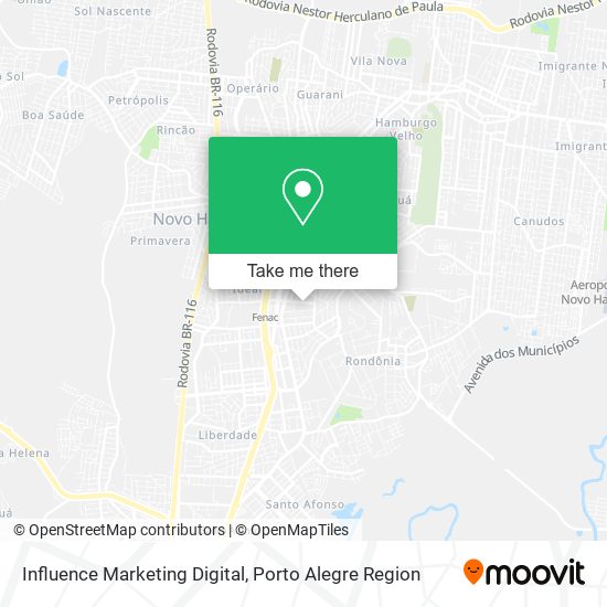 Mapa Influence Marketing Digital