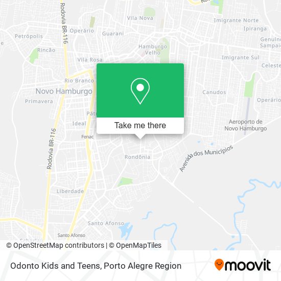 Odonto Kids and Teens map