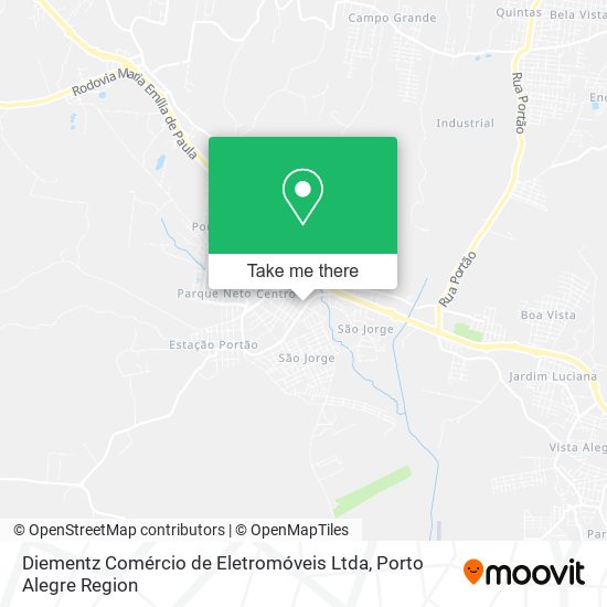Diementz Comércio de Eletromóveis Ltda map