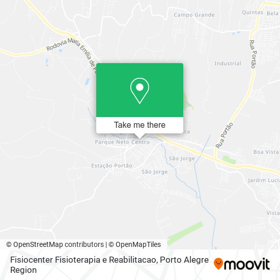 Fisiocenter Fisioterapia e Reabilitacao map