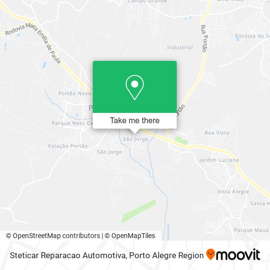 Steticar Reparacao Automotiva map