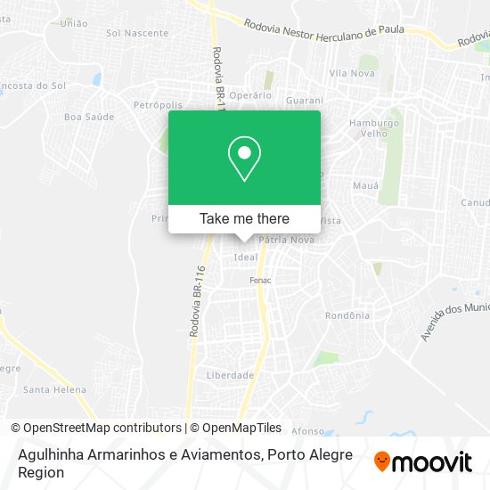 Agulhinha Armarinhos e Aviamentos map