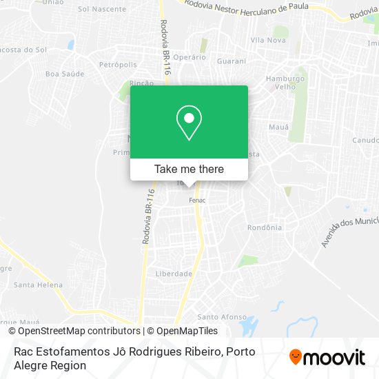 Rac Estofamentos Jô Rodrigues Ribeiro map