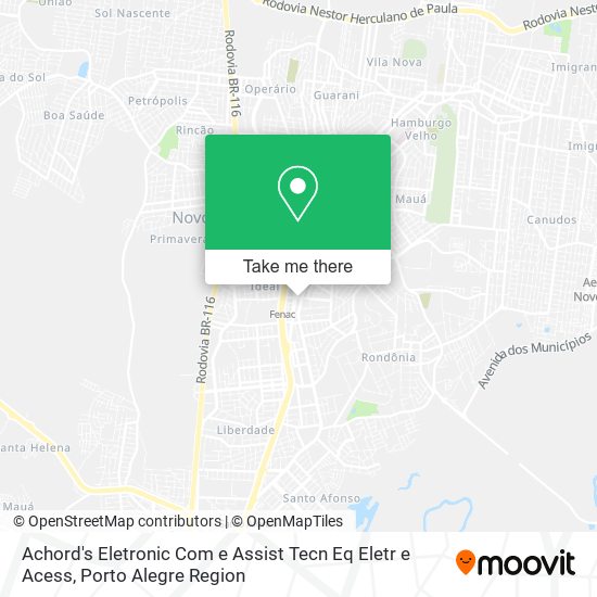 Achord's Eletronic Com e Assist Tecn Eq Eletr e Acess map