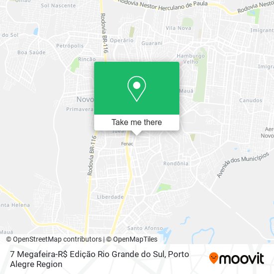 7 Megafeira-R$ Edição Rio Grande do Sul map