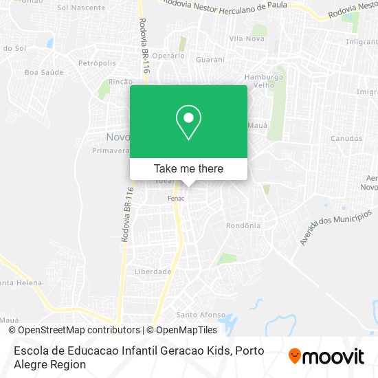 Escola de Educacao Infantil Geracao Kids map