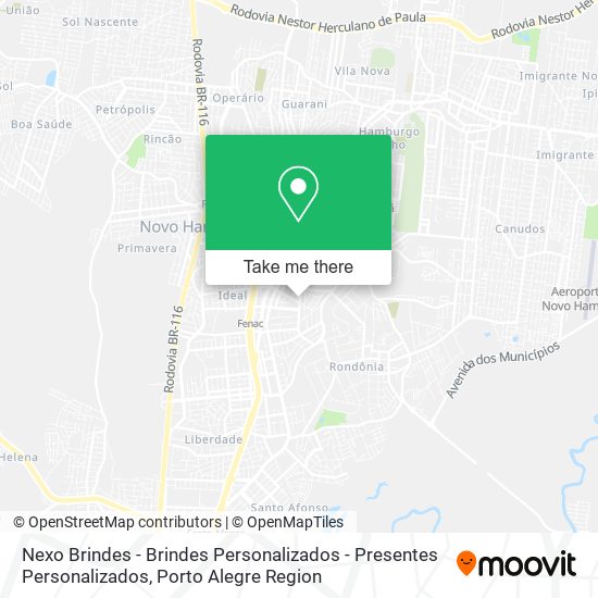 Mapa Nexo Brindes - Brindes Personalizados - Presentes Personalizados