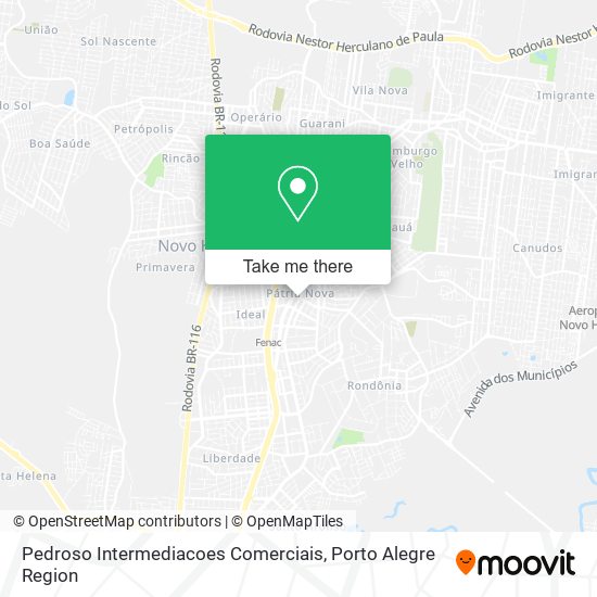 Pedroso Intermediacoes Comerciais map