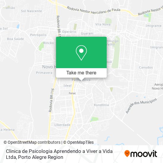 Clinica de Psicologia Aprendendo a Viver a Vida Ltda map