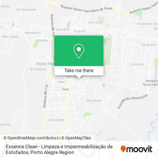 Mapa Essence Clean - Limpeza e Impermeabilização de Estofados