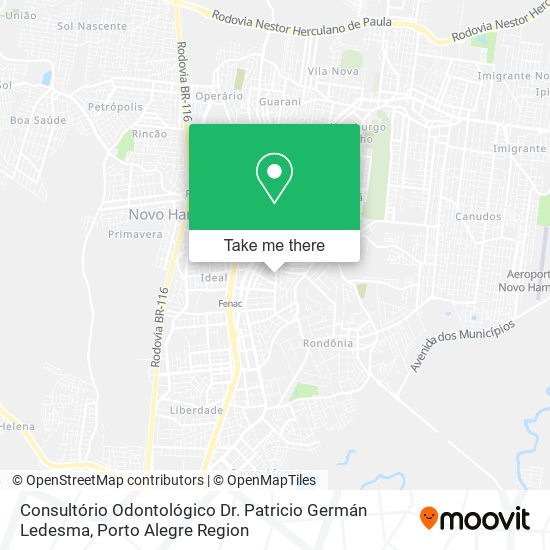 Mapa Consultório Odontológico Dr. Patricio Germán Ledesma