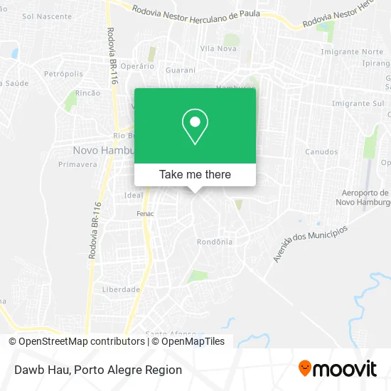 Dawb Hau map