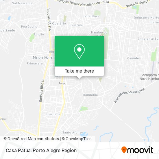 Casa Patua map