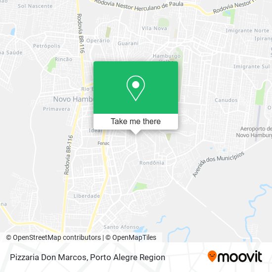 Pizzaria Don Marcos map