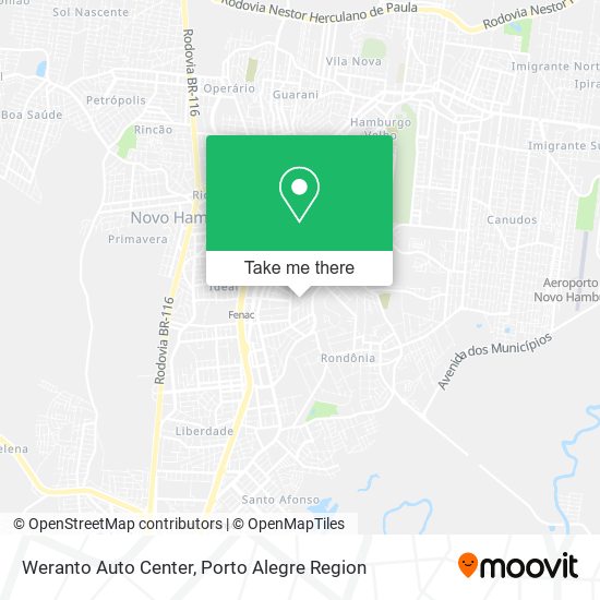 Mapa Weranto Auto Center