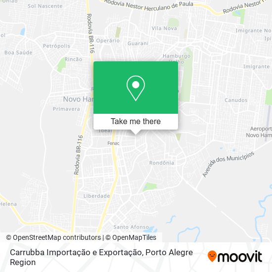 Mapa Carrubba Importação e Exportação