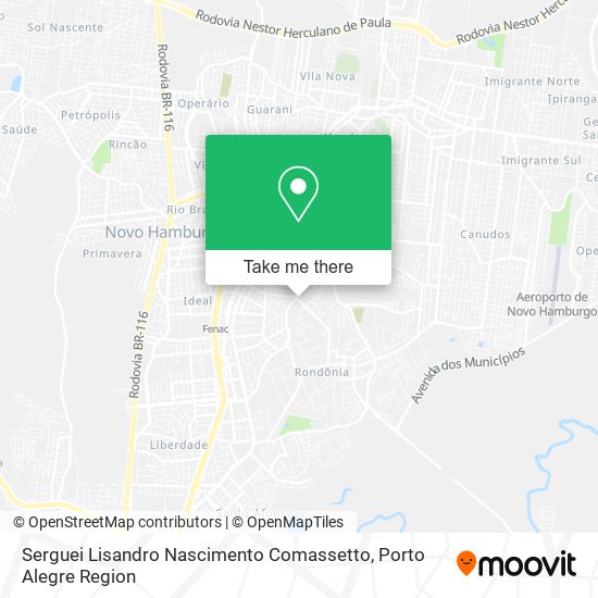Serguei Lisandro Nascimento Comassetto map