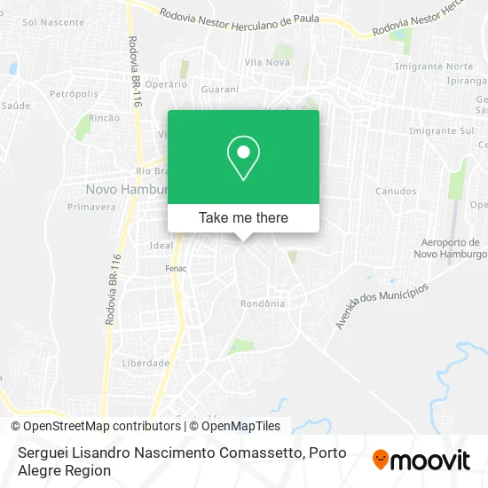 Serguei Lisandro Nascimento Comassetto map
