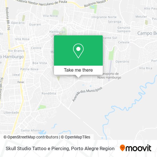 Skull Studio Tattoo e Piercing map