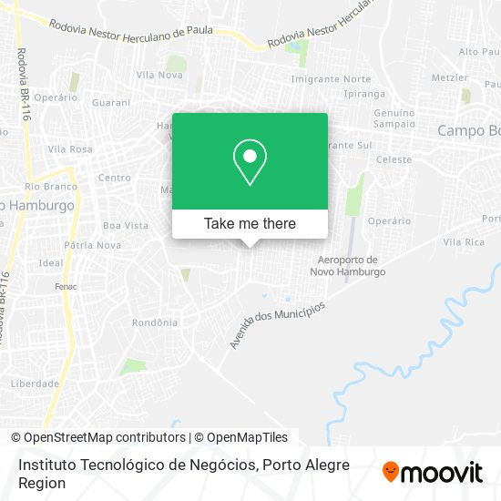 Instituto Tecnológico de Negócios map