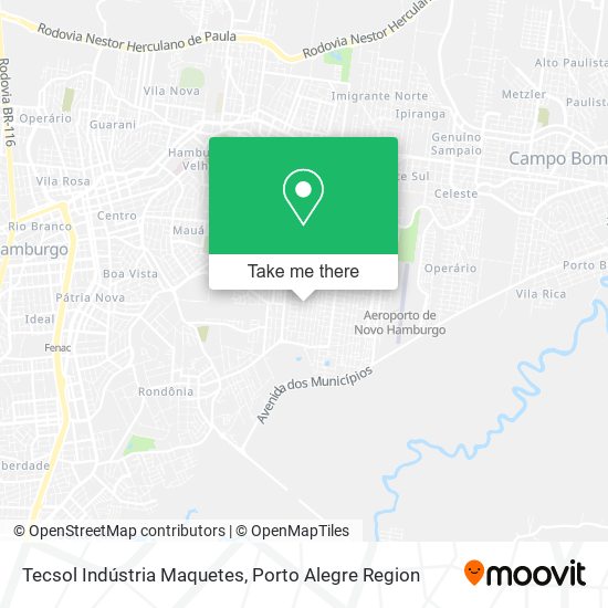 Tecsol Indústria Maquetes map