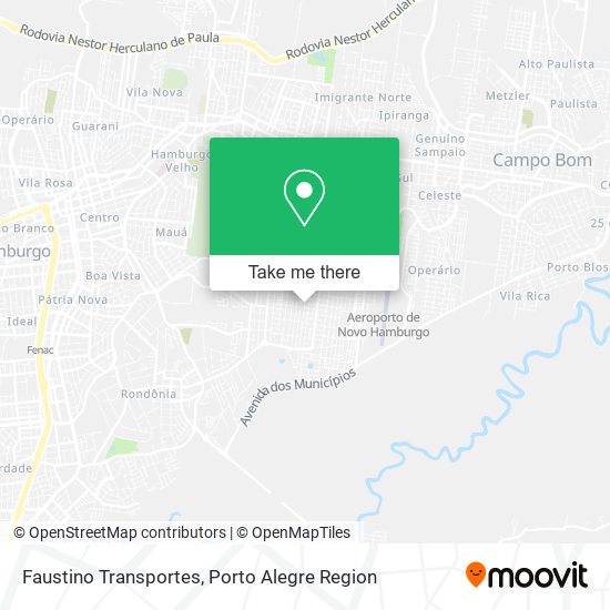 Faustino Transportes map